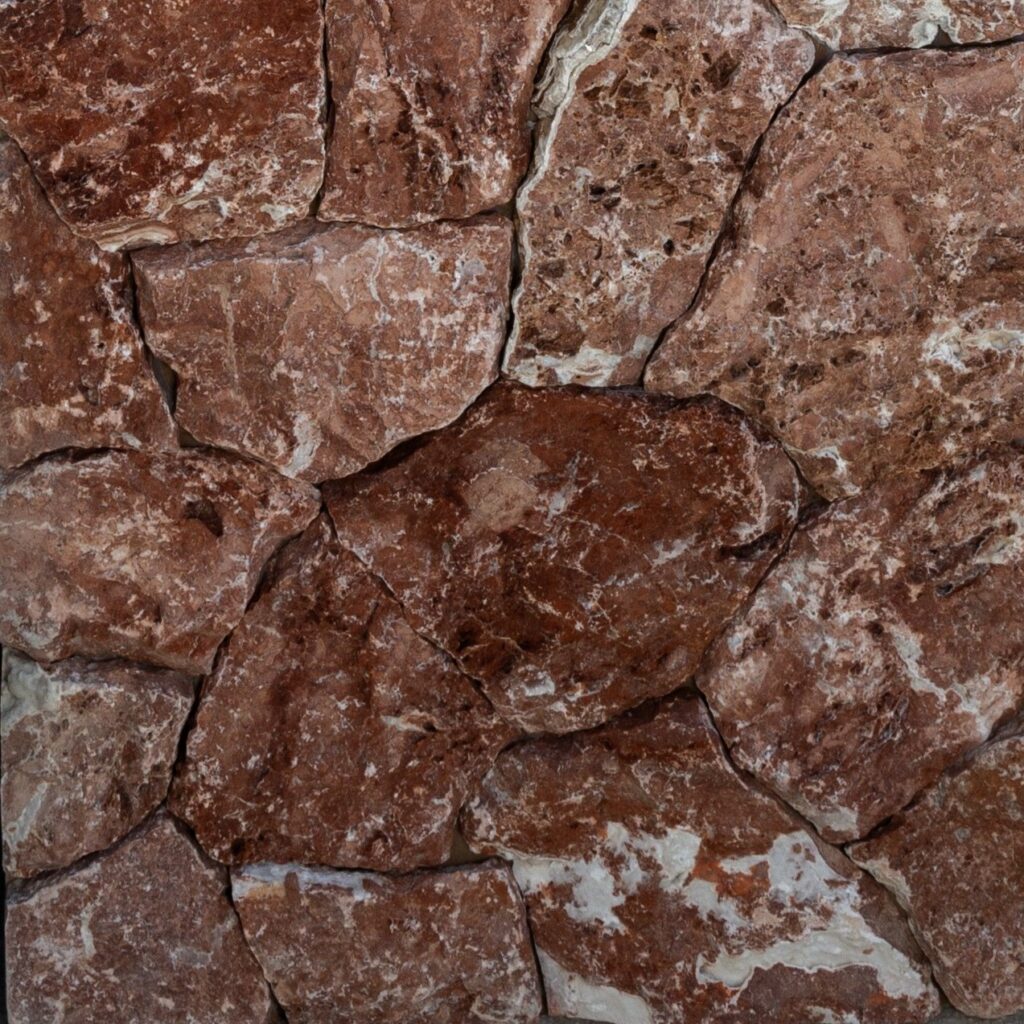 Red Traverten Rockface